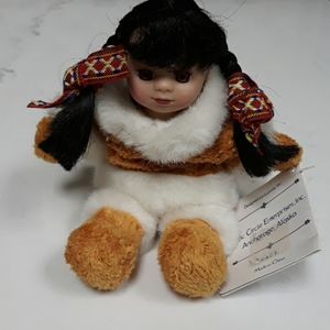 ALASKAN FRIENDS plush Genuine Alaskan Native doll